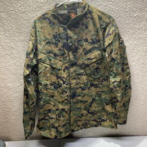 Small Short SS USMC Woodland Marpat utilities used MCCUU cammie Blouse Shirt
